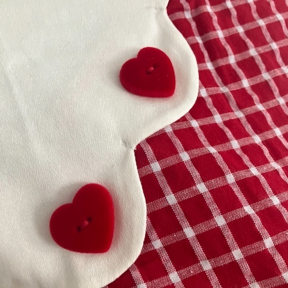 NWOT Unique Vintage Red Heart Dress - Picture 3 of 3